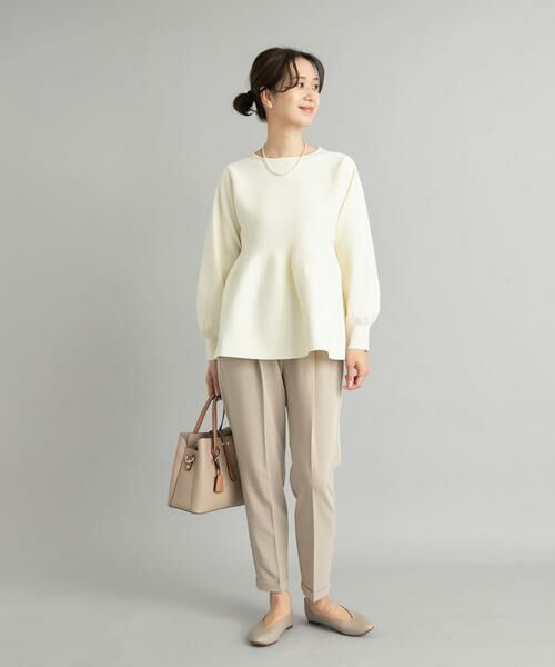 URBAN RESEARCH DOORS / アーバンリサーチ ドアーズ ニット・セーター | ペプラムニット | 詳細7