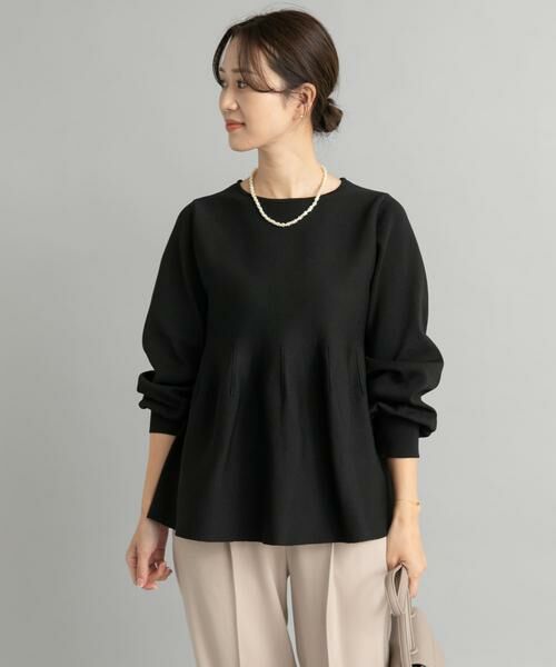 URBAN RESEARCH DOORS / アーバンリサーチ ドアーズ ニット・セーター | ペプラムニット | 詳細22