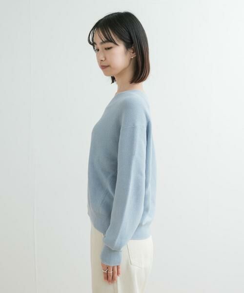 URBAN RESEARCH DOORS / アーバンリサーチ ドアーズ ニット・セーター | コットン畦Vネックニット | 詳細11