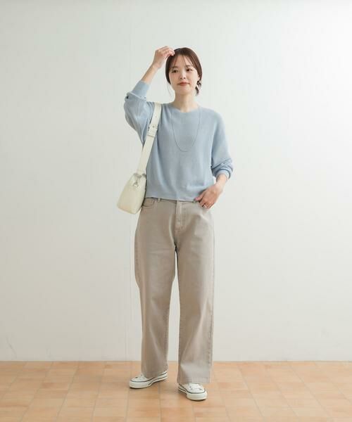 URBAN RESEARCH DOORS / アーバンリサーチ ドアーズ ニット・セーター | コットン畦Vネックニット | 詳細8