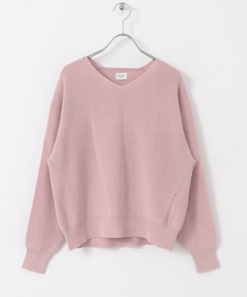 URBAN RESEARCH DOORS / アーバンリサーチ ドアーズ ニット・セーター | コットン畦Vネックニット | 詳細28