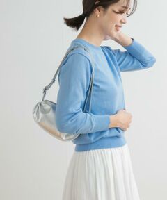 URBAN RESEARCH DOORS / アーバンリサーチ ドアーズ ニット・セーター | オーガニックコットンクルーネックプルオーバー