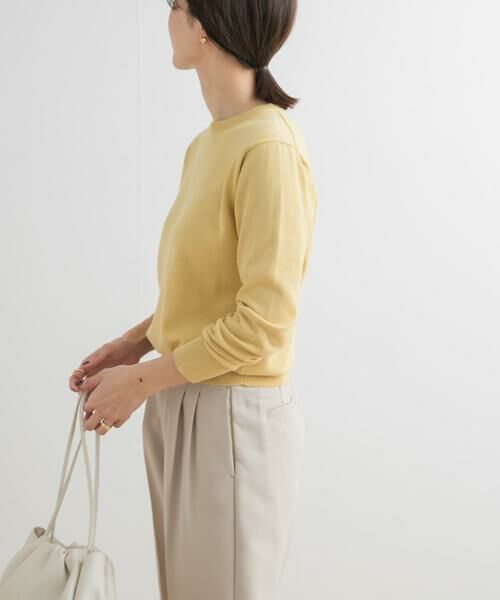 URBAN RESEARCH DOORS / アーバンリサーチ ドアーズ ニット・セーター | オーガニックコットンクルーネックプルオーバー | 詳細2