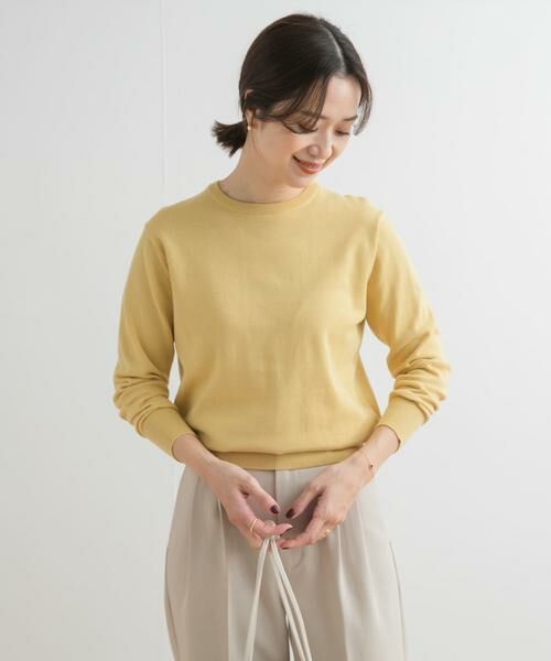 URBAN RESEARCH DOORS / アーバンリサーチ ドアーズ ニット・セーター | オーガニックコットンクルーネックプルオーバー | 詳細5