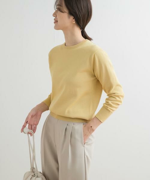 URBAN RESEARCH DOORS / アーバンリサーチ ドアーズ ニット・セーター | オーガニックコットンクルーネックプルオーバー | 詳細6