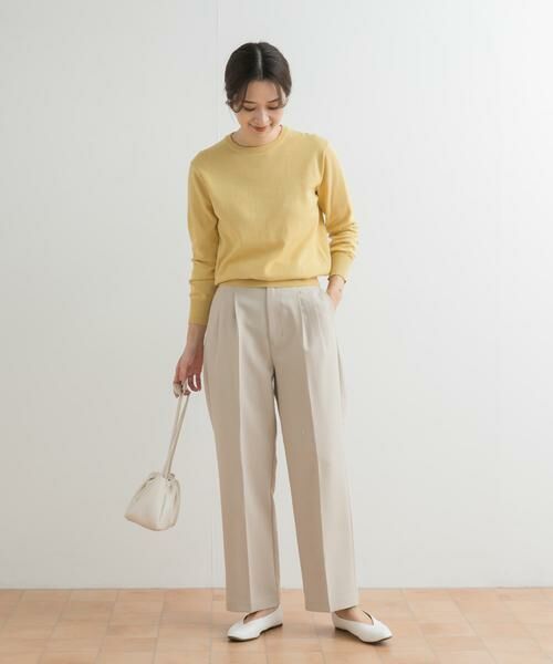 URBAN RESEARCH DOORS / アーバンリサーチ ドアーズ ニット・セーター | オーガニックコットンクルーネックプルオーバー | 詳細7