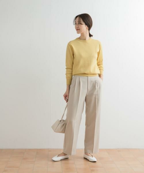 URBAN RESEARCH DOORS / アーバンリサーチ ドアーズ ニット・セーター | オーガニックコットンクルーネックプルオーバー | 詳細8