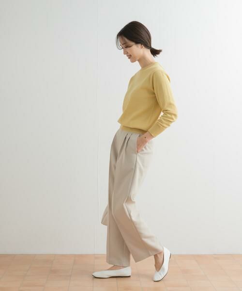 URBAN RESEARCH DOORS / アーバンリサーチ ドアーズ ニット・セーター | オーガニックコットンクルーネックプルオーバー | 詳細9