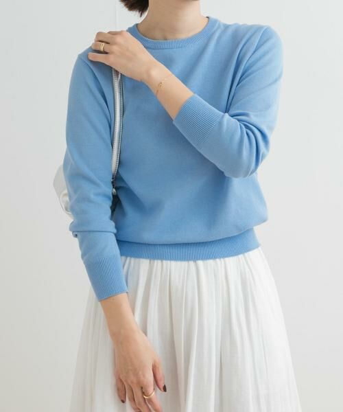 URBAN RESEARCH DOORS / アーバンリサーチ ドアーズ ニット・セーター | オーガニックコットンクルーネックプルオーバー | 詳細14