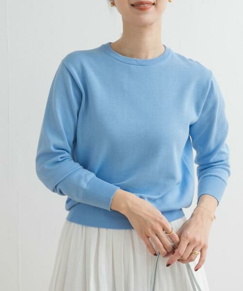 URBAN RESEARCH DOORS / アーバンリサーチ ドアーズ ニット・セーター | オーガニックコットンクルーネックプルオーバー | 詳細18