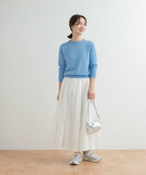 URBAN RESEARCH DOORS / アーバンリサーチ ドアーズ ニット・セーター | オーガニックコットンクルーネックプルオーバー | 詳細19