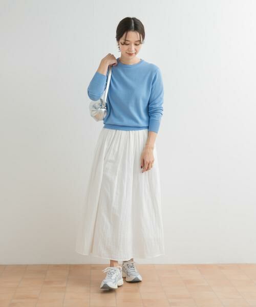 URBAN RESEARCH DOORS / アーバンリサーチ ドアーズ ニット・セーター | オーガニックコットンクルーネックプルオーバー | 詳細20