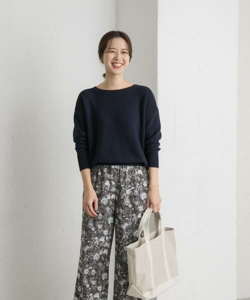 URBAN RESEARCH DOORS / アーバンリサーチ ドアーズ ニット・セーター | コットンボートネックガーターKNIT | 詳細25