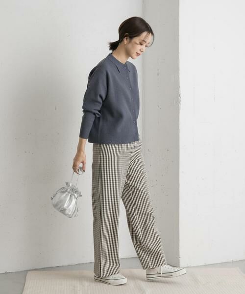 URBAN RESEARCH DOORS / アーバンリサーチ ドアーズ カーディガン・ボレロ | 衿付ニットカーディガン | 詳細10