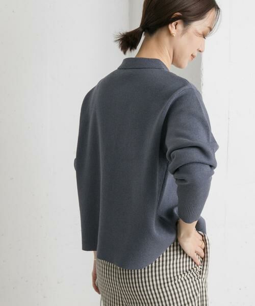 URBAN RESEARCH DOORS / アーバンリサーチ ドアーズ カーディガン・ボレロ | 衿付ニットカーディガン | 詳細3