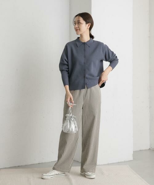 URBAN RESEARCH DOORS / アーバンリサーチ ドアーズ カーディガン・ボレロ | 衿付ニットカーディガン | 詳細9