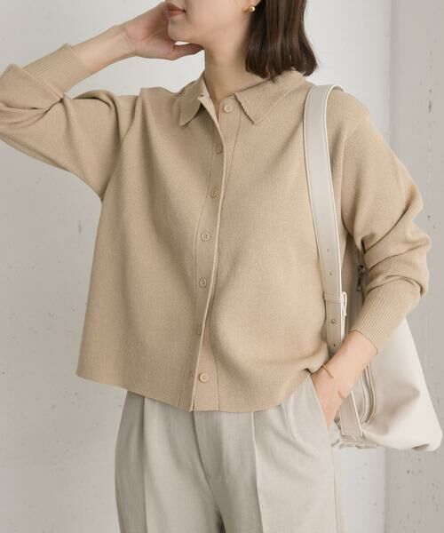 URBAN RESEARCH DOORS / アーバンリサーチ ドアーズ カーディガン・ボレロ | 衿付ニットカーディガン | 詳細18