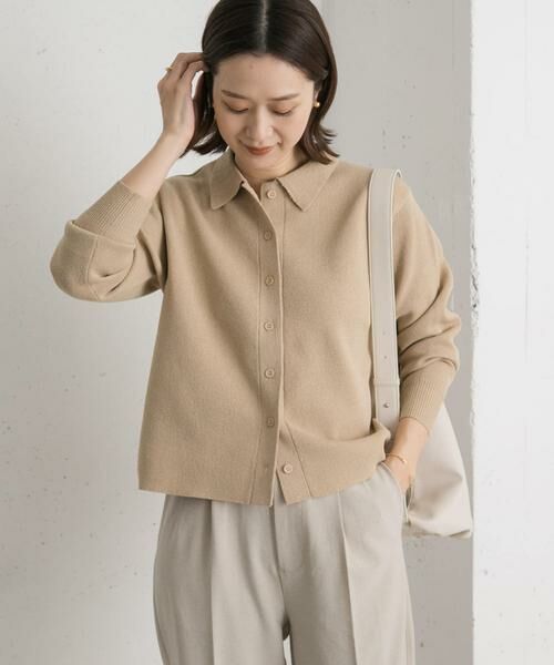 URBAN RESEARCH DOORS / アーバンリサーチ ドアーズ カーディガン・ボレロ | 衿付ニットカーディガン | 詳細28