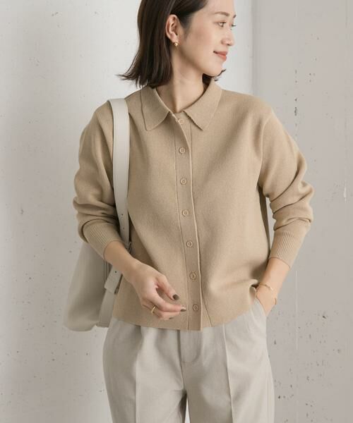 URBAN RESEARCH DOORS / アーバンリサーチ ドアーズ カーディガン・ボレロ | 衿付ニットカーディガン | 詳細19