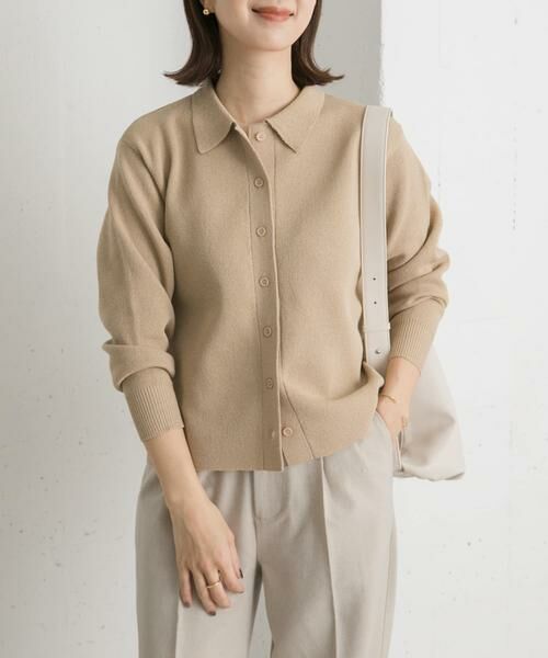 URBAN RESEARCH DOORS / アーバンリサーチ ドアーズ カーディガン・ボレロ | 衿付ニットカーディガン | 詳細20