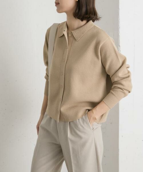 URBAN RESEARCH DOORS / アーバンリサーチ ドアーズ カーディガン・ボレロ | 衿付ニットカーディガン | 詳細21