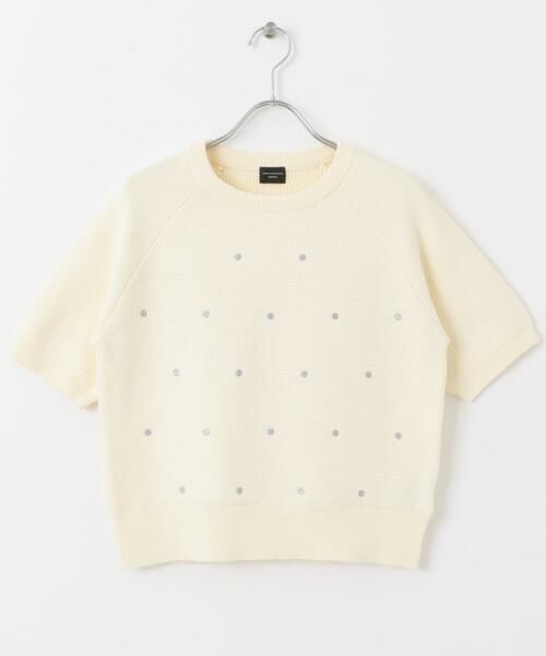 URBAN RESEARCH DOORS / アーバンリサーチ ドアーズ ニット・セーター | ラメドット刺繍ニット | 詳細20
