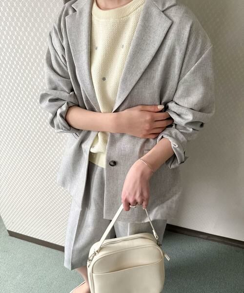 URBAN RESEARCH DOORS / アーバンリサーチ ドアーズ ニット・セーター | ラメドット刺繍ニット | 詳細16