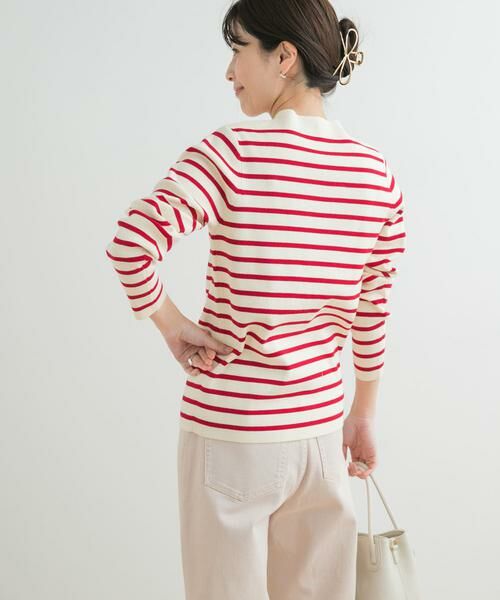 URBAN RESEARCH DOORS / アーバンリサーチ ドアーズ ニット・セーター | 総針ハイネックボーダーニット | 詳細2