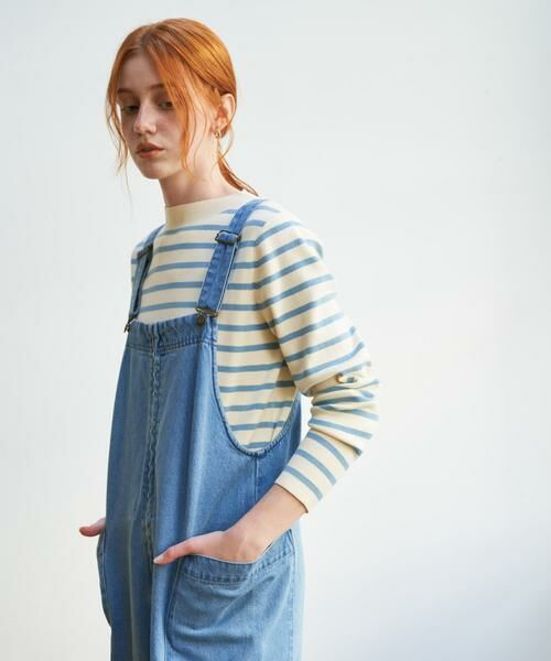 URBAN RESEARCH DOORS / アーバンリサーチ ドアーズ ニット・セーター | 総針ハイネックボーダーニット | 詳細15