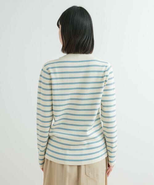 URBAN RESEARCH DOORS / アーバンリサーチ ドアーズ ニット・セーター | 総針ハイネックボーダーニット | 詳細19