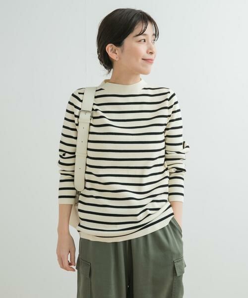 URBAN RESEARCH DOORS / アーバンリサーチ ドアーズ ニット・セーター | 総針ハイネックボーダーニット | 詳細27