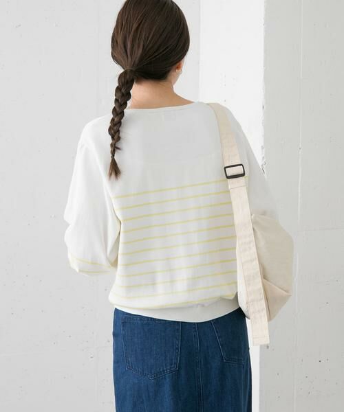 URBAN RESEARCH DOORS / アーバンリサーチ ドアーズ ニット・セーター | ウォッシャブルUVボーダーニット | 詳細2