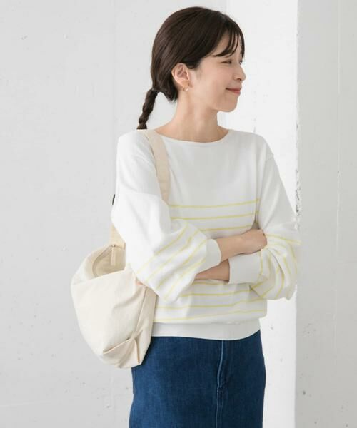 URBAN RESEARCH DOORS / アーバンリサーチ ドアーズ ニット・セーター | ウォッシャブルUVボーダーニット | 詳細3