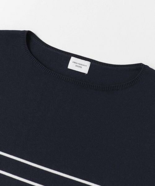 URBAN RESEARCH DOORS / アーバンリサーチ ドアーズ ニット・セーター | ウォッシャブルUVボーダーニット | 詳細25