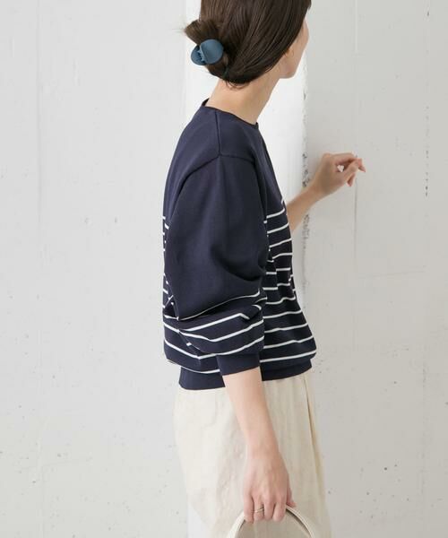 URBAN RESEARCH DOORS / アーバンリサーチ ドアーズ ニット・セーター | ウォッシャブルUVボーダーニット | 詳細13