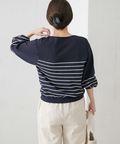 URBAN RESEARCH DOORS / アーバンリサーチ ドアーズ ニット・セーター | ウォッシャブルUVボーダーニット | 詳細15