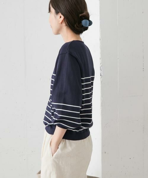 URBAN RESEARCH DOORS / アーバンリサーチ ドアーズ ニット・セーター | ウォッシャブルUVボーダーニット | 詳細16