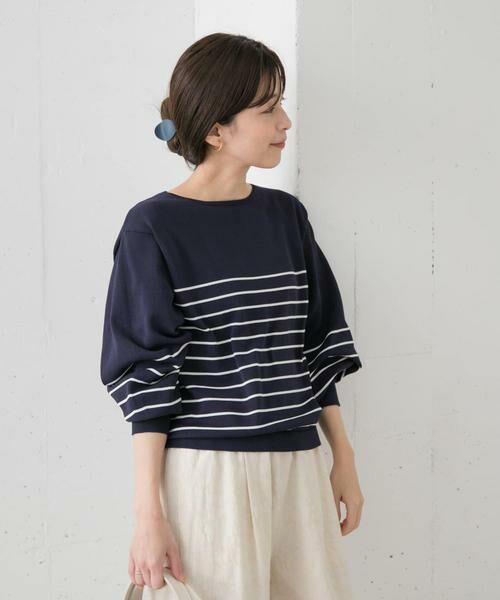 URBAN RESEARCH DOORS / アーバンリサーチ ドアーズ ニット・セーター | ウォッシャブルUVボーダーニット | 詳細19