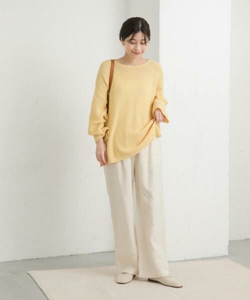 URBAN RESEARCH DOORS / アーバンリサーチ ドアーズ ニット・セーター | ペーパーヤーンニュアンスニット | 詳細11