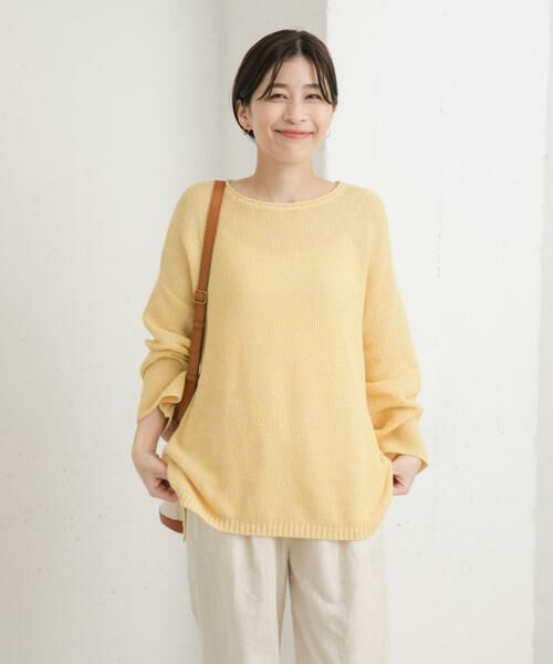 URBAN RESEARCH DOORS / アーバンリサーチ ドアーズ ニット・セーター | ペーパーヤーンニュアンスニット | 詳細2