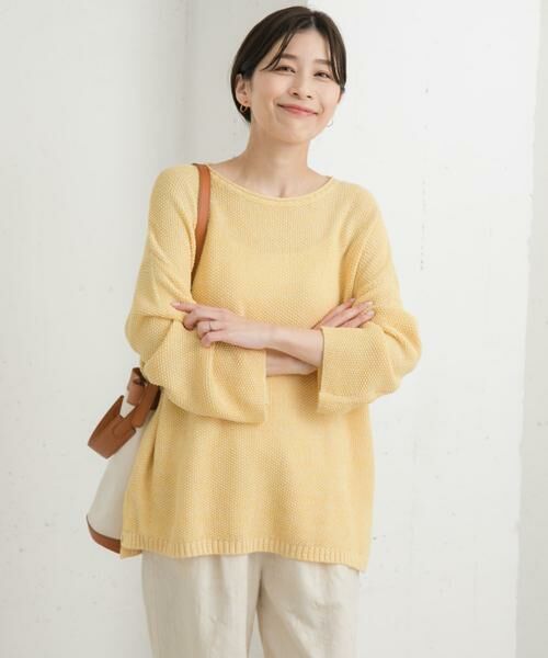 URBAN RESEARCH DOORS / アーバンリサーチ ドアーズ ニット・セーター | ペーパーヤーンニュアンスニット | 詳細3