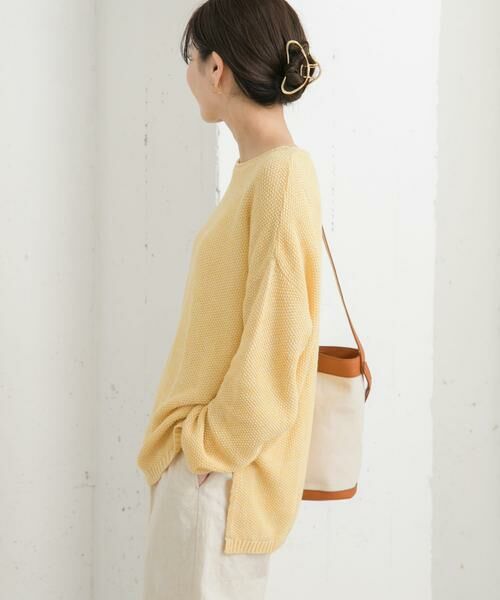 URBAN RESEARCH DOORS / アーバンリサーチ ドアーズ ニット・セーター | ペーパーヤーンニュアンスニット | 詳細5