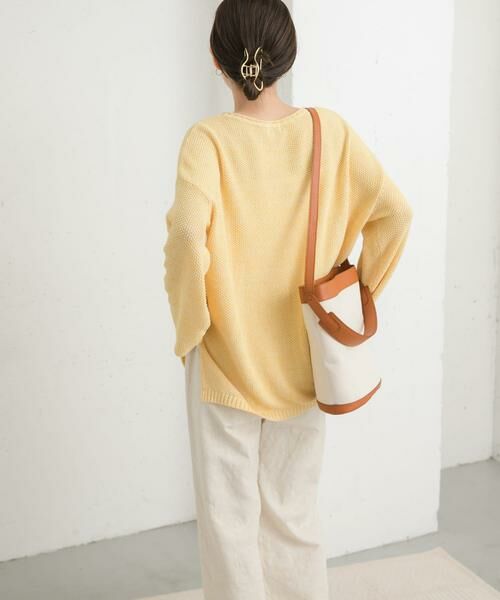 URBAN RESEARCH DOORS / アーバンリサーチ ドアーズ ニット・セーター | ペーパーヤーンニュアンスニット | 詳細6