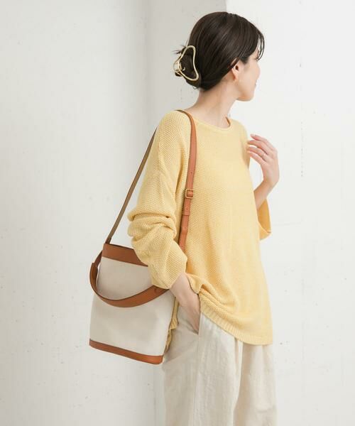 URBAN RESEARCH DOORS / アーバンリサーチ ドアーズ ニット・セーター | ペーパーヤーンニュアンスニット | 詳細7