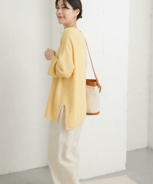URBAN RESEARCH DOORS / アーバンリサーチ ドアーズ ニット・セーター | ペーパーヤーンニュアンスニット | 詳細8