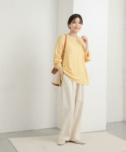 URBAN RESEARCH DOORS / アーバンリサーチ ドアーズ ニット・セーター | ペーパーヤーンニュアンスニット | 詳細9