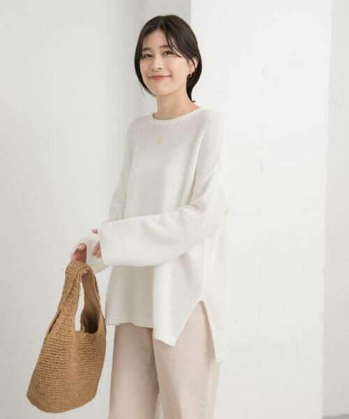 URBAN RESEARCH DOORS / アーバンリサーチ ドアーズ ニット・セーター | ペーパーヤーンニュアンスニット | 詳細20