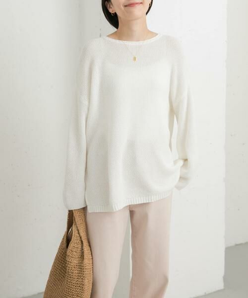 URBAN RESEARCH DOORS / アーバンリサーチ ドアーズ ニット・セーター | ペーパーヤーンニュアンスニット | 詳細26