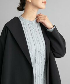 URBAN RESEARCH DOORS / アーバンリサーチ ドアーズ シャツ・ブラウス | フロントフリルスタンドカラーブラウス