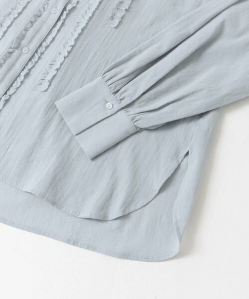 URBAN RESEARCH DOORS / アーバンリサーチ ドアーズ シャツ・ブラウス | フロントフリルスタンドカラーブラウス | 詳細15
